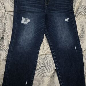 American Eagle Outfitters Dark Blue Boyfriend Jeans